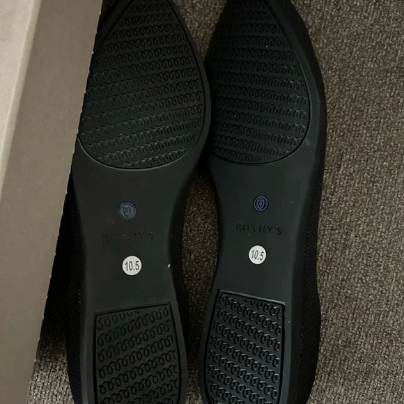 Black ROTHY’s flats. BRAND NEW SIZE 10.5 - Picture 2 of 3